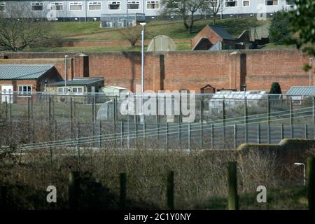 Hôpital Broadmoor hôpital psychiatrique de haute sécurité Crowthorne, Angleterre. Parmi les patients notables, on compte Peter Sutcliffe, le Yorkshire Ripper, Ronni Banque D'Images