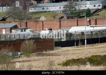 Hôpital Broadmoor hôpital psychiatrique de haute sécurité Crowthorne, Angleterre. Parmi les patients notables, on compte Peter Sutcliffe, le Yorkshire Ripper, Ronni Banque D'Images