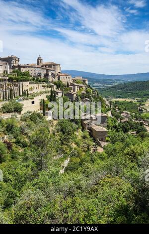 Gordes une commune en Provence Banque D'Images