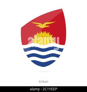 Drapeau de Kiribati. Illustration vectorielle. Illustration de Vecteur