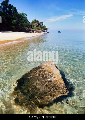 Pulau Tioman (île) Malaisie, Mer de Chine méridionale Banque D'Images