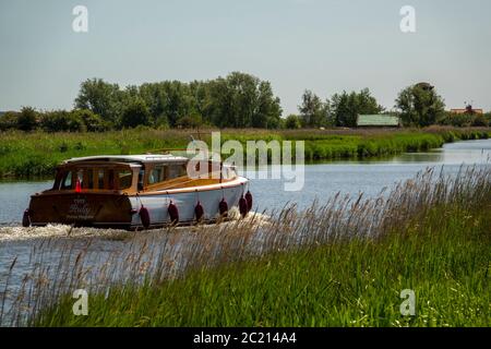 Old broads Cruiser, rivière Bure Banque D'Images