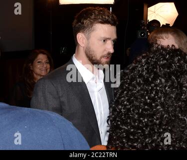 10 janvier 2017, Los Angeles, Californie, États-Unis: Justin Timberlake participe à la première sur la côte ouest de « The Book of Love » d'Electric Entertainment aux théâtres Pacific. (Image crédit : © Billy Bennight/ZUMA Wire) Banque D'Images