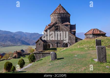 Haghbat Monastère et église en Arménie Banque D'Images