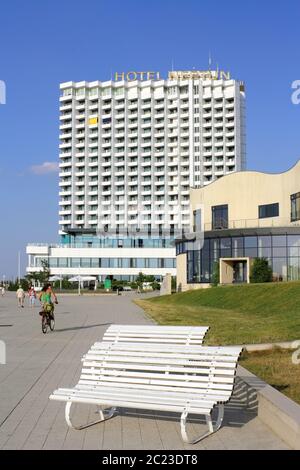 Hôtel à Warnemünde Banque D'Images