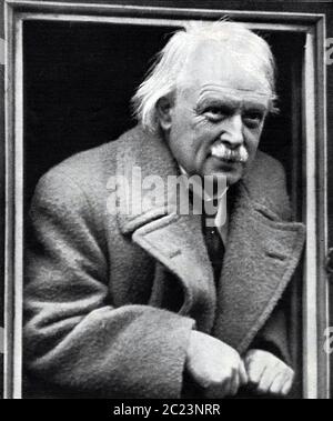 DAVID LLOYD GEORGE (1863-1945) homme d'État libéral britannique en campagne pour la réélection en 1923 Banque D'Images