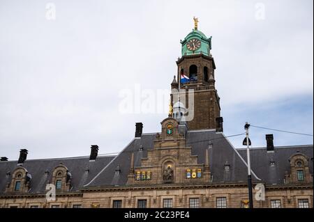 Hôtel de ville de Rotterdam Stadhuis sur Coolsingel à Rotterdam, pays-Bas Banque D'Images