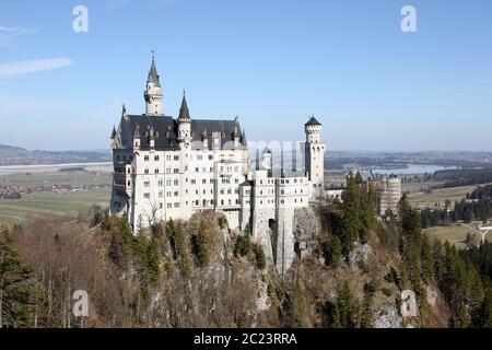 Le château de Neuschwanstein Banque D'Images