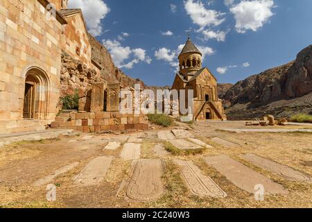 Église et monastère de Noravank en Arménie Banque D'Images