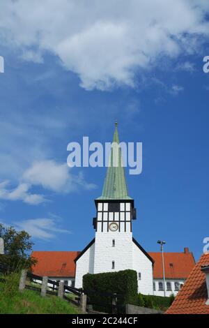 Église Nikolai à Ronne, Bornholm Banque D'Images