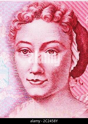 Maria Sibylla Merian un portrait Banque D'Images