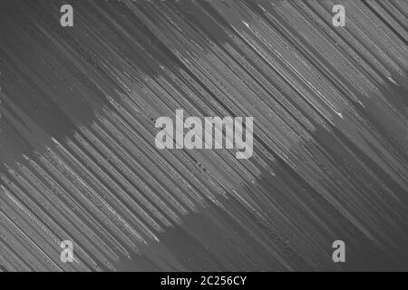 Graphique d'arrière-plan abstrait, lignes diagonales monochromatiques de gris clair et foncé, espace pour le texte Banque D'Images