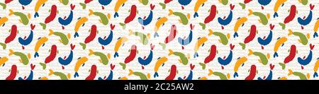 Soudines de poissons diagramme vectoriel sans couture des poissons grillés. Lisbonne St Antonio Festival traditionnel portugais de la cuisine. Juin rue Portugal Illustration de Vecteur