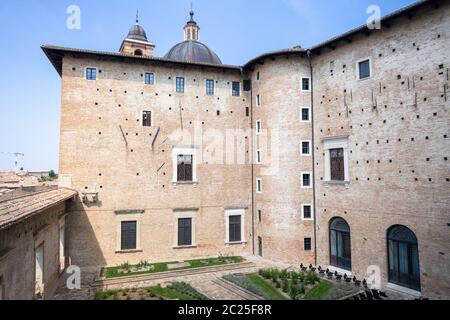 Palais Ducal Urbino Marches Italie Banque D'Images