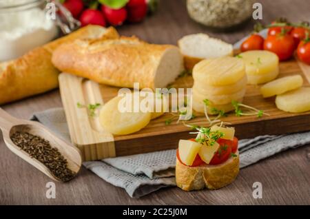 Fromage tchèque malodorant - Olomoucke tvaruzky, photo du produit Banque D'Images