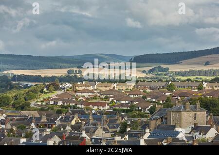 En raison de l'industrie lourde ville d'Invergordon en Ecosse est de nouveau attrayant comme endroits à vivre. Banque D'Images