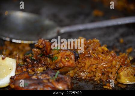 Paella en Espagne Banque D'Images