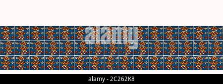 Soudines de poissons diagramme vectoriel sans couture des poissons grillés. Lisbonne St Antonio Festival traditionnel portugais de la cuisine. Juin rue Portugal Illustration de Vecteur