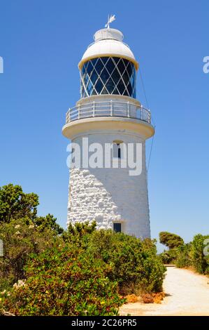 Phare du cap naturaliste est l'un des sites touristiques les plus populaires de la Geographe Bay et de la région de Margaret River - Dunsborough, WA, Australie Banque D'Images