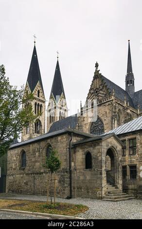 Cathédrale Saint-Séphan, Halberstadt, Allemagne Banque D'Images