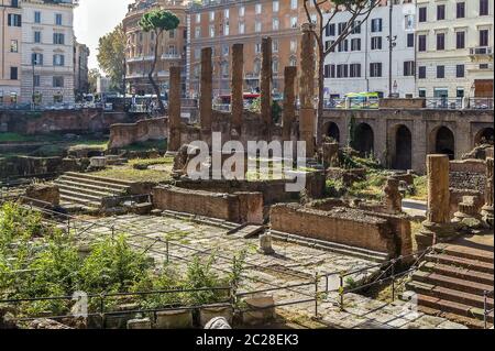 Largo di Torre Argentina, Rome Banque D'Images