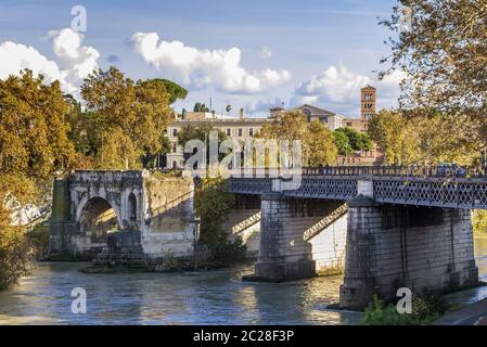 Pons Aemilius, Rome Banque D'Images