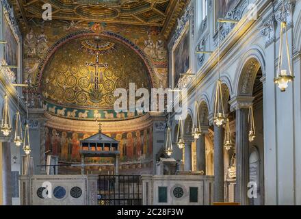 Basilique de San Clemente, Rome Banque D'Images