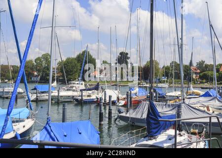 Marina, Nonnenhorn, Lac de Constance Banque D'Images