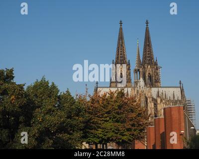 Koelner Hohe Domkirche Sankt Petrus Dom (Cathédrale St Pierre sens) église gothique à Koeln, Allemagne Banque D'Images