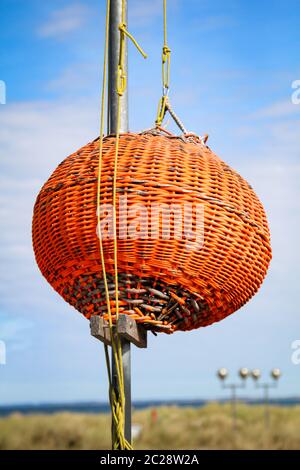 Ballon de lifeguard sur la mer Baltique Banque D'Images