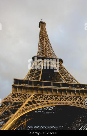 La Tour Eiffel à Paris, France Banque D'Images