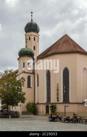 Église jésuite, Straubing, Allemagne Banque D'Images