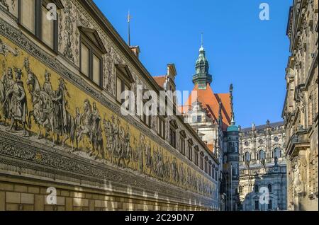 Furstenzug, Dresde, Allemagne Banque D'Images