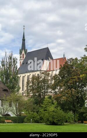 Église Saint-Vitus, Cesky Krumlov, république tchèque Banque D'Images