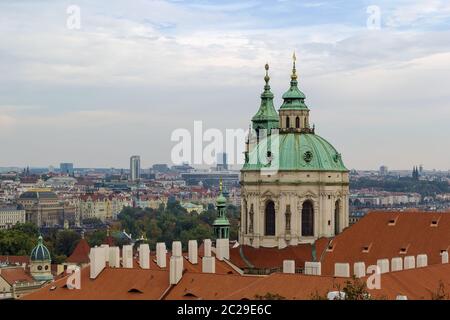 église Saint Nicolas, Prague Banque D'Images