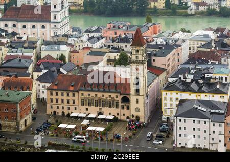 Altes Rathaus (ancien hôtel de ville), Passau Banque D'Images