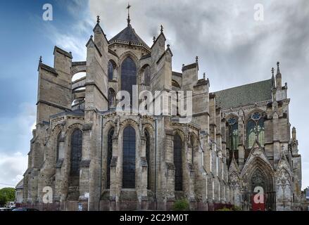 Cathédrale de Soissons, France Banque D'Images