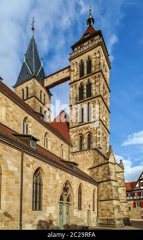 Église de Saint Dionysius, Esslingen am Neckar, Allemagne Banque D'Images