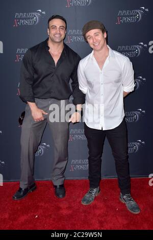 Marty York et Victor DiMattia à la première de la série télé-réalité 'Paparazzi X-posat' sur le 3836 Laurel Canyon Boulevard. Studio City, 15 juin 2020 | utilisation dans le monde entier Banque D'Images