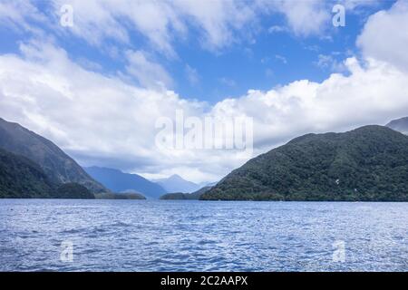 Parc national du Fiordland du Doubtful Sound impressions Nouvelle-Zélande Banque D'Images