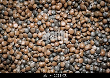 Des granules dans diverses formes et contenants Banque D'Images