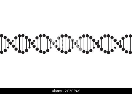 vecteur adn sur fond blanc Illustration de Vecteur