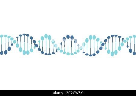 vecteur adn sur fond blanc Illustration de Vecteur
