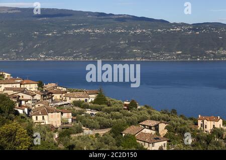 Lac de Garde, Toscolano-Maderno, Italie Banque D'Images