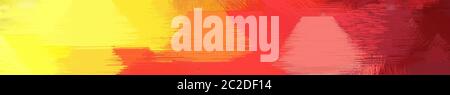 grand graphique de paysage avec trait de pinceau abstrait fond avec orange pastel, rouge cramoisi et corail. peut être utilisé pour l'arrière-plan, toile ou affiche Banque D'Images