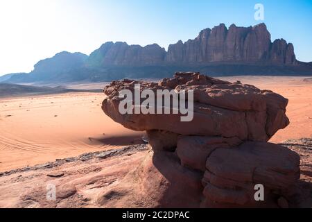 Wadi Rum, Jordanie Banque D'Images