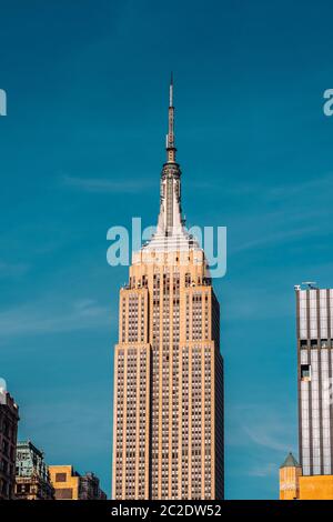 Empire State Building of Madison Square Park, Manhattan, New York Banque D'Images