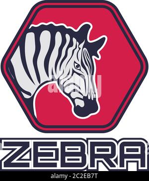 logo zebra pour votre entreprise, illustration vectorielle Illustration de Vecteur