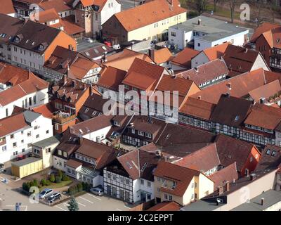 Vue sur Bad Lauterberg dans le Harz Banque D'Images