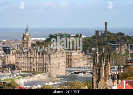 Edimbourg capitale de l'Ecosse Grande-Bretagne Royaume-Uni Banque D'Images